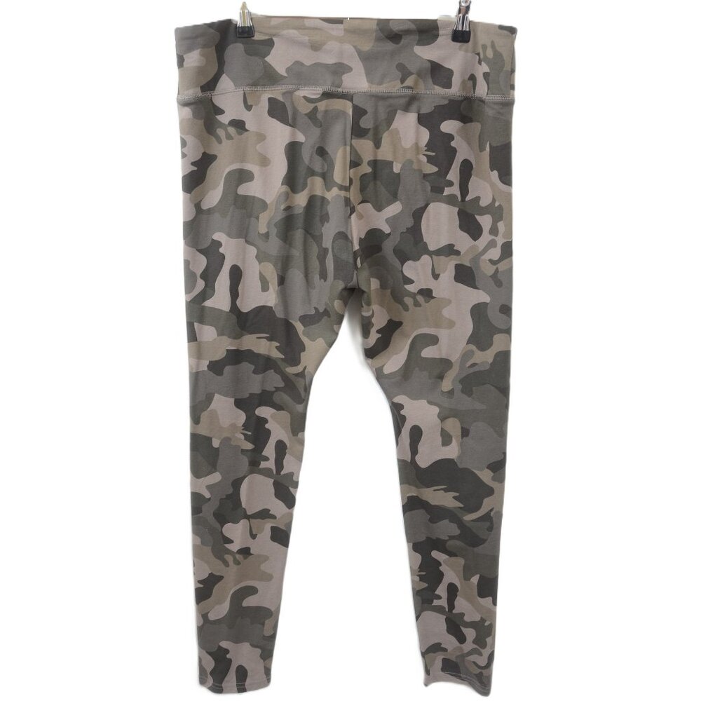 Women's Camouflage Yoga Athleisure  Workout Pants Leggings XXL Forest Fairy Hunt